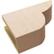 Ekena Millwork 4in. W x 8in. H x 12in. L Crestline Woodgrain TimberThane Rafter Tail, Primed Tan RFTUR04X08X12CRERCPR - alternate 5
